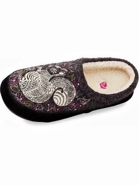 Acorn Women's Forest Clog Slipper 8-9 Squirrel Soft Sole Non-Slip Boiled Wool